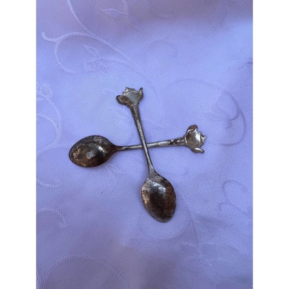 Set of two miniature spoons - Picture 2 of 6